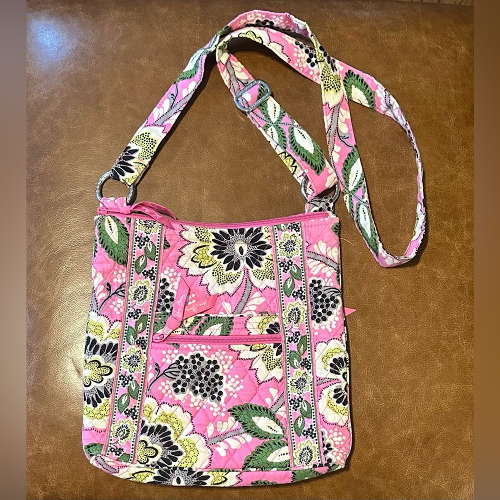 Floral Pink Vera Bradley Crossbody Bag